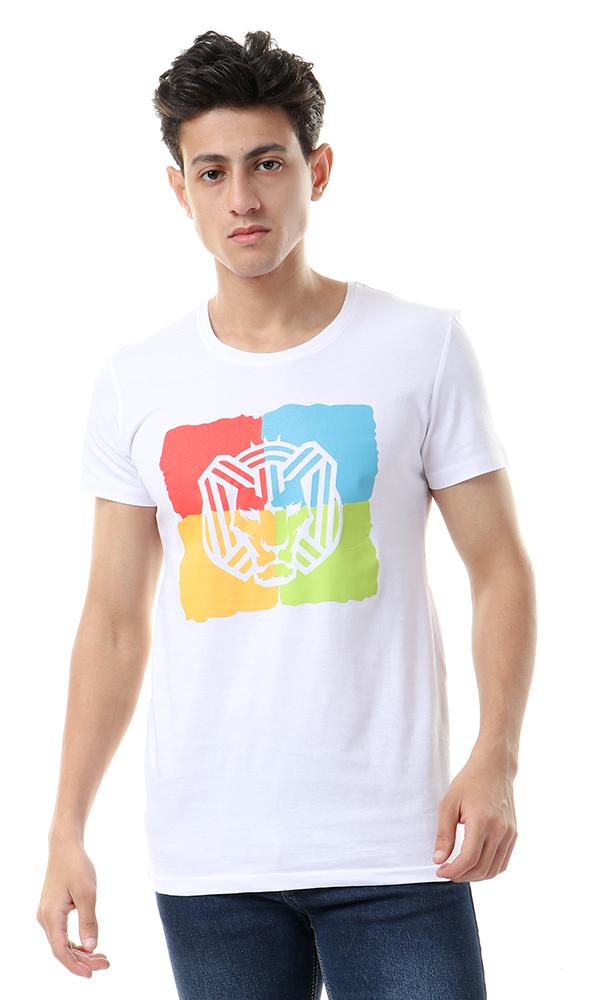 93069 Colorful Cairokee Print White Unisex T-shirt - Ravin 