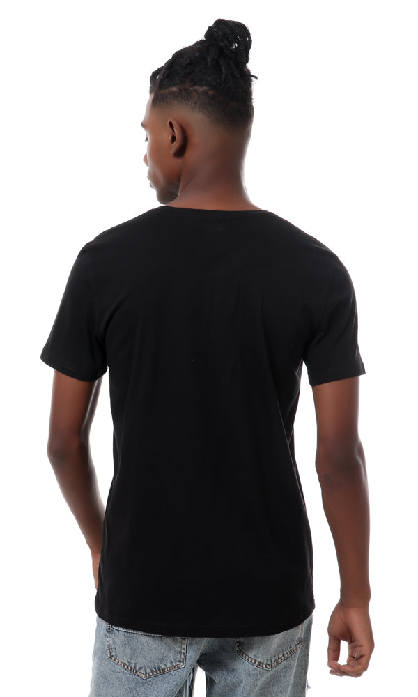 93102 Slip On Printed The Mafia Black T-Shirt - Ravin 