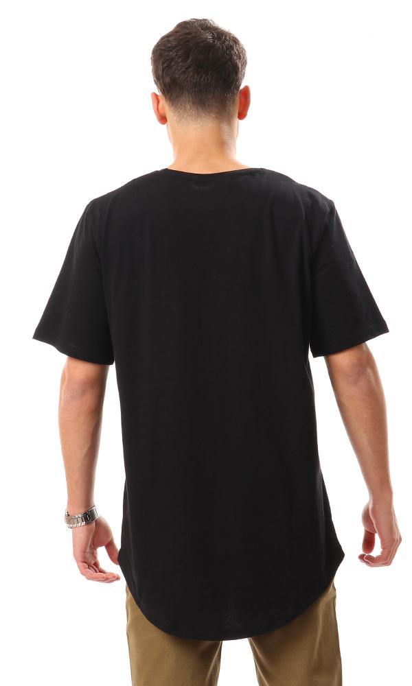 94685 Basic Solid Short Sleeves T-Shirt - Black - Ravin 