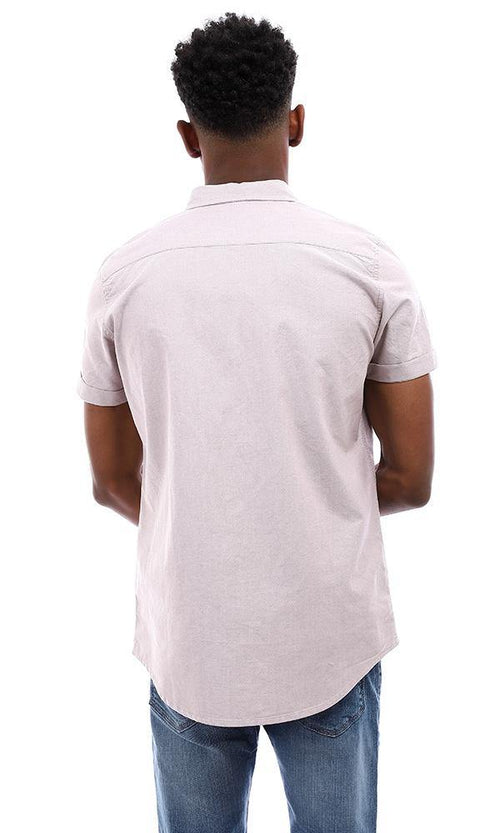 94712 Half Sleeves Side Pocket Shirt - Dark Beige - Ravin 