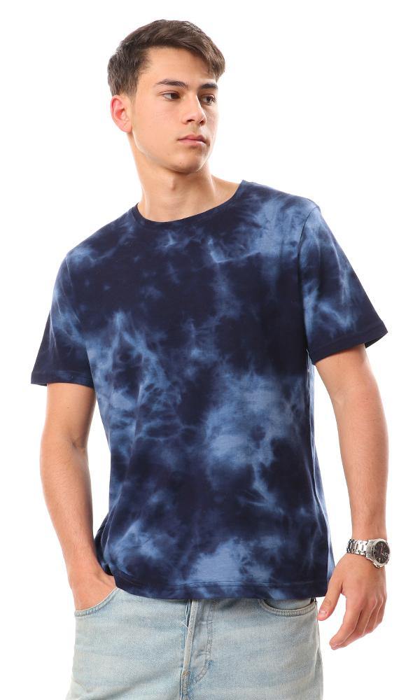 94941 Tie-Dye Cotton Slip On T-Shirt - Blue - Ravin 