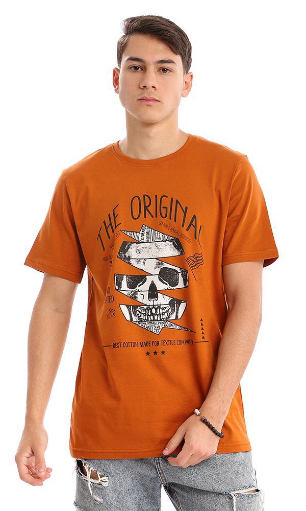 95157 The Original Cinnamon Printed Casual Tee - Ravin 