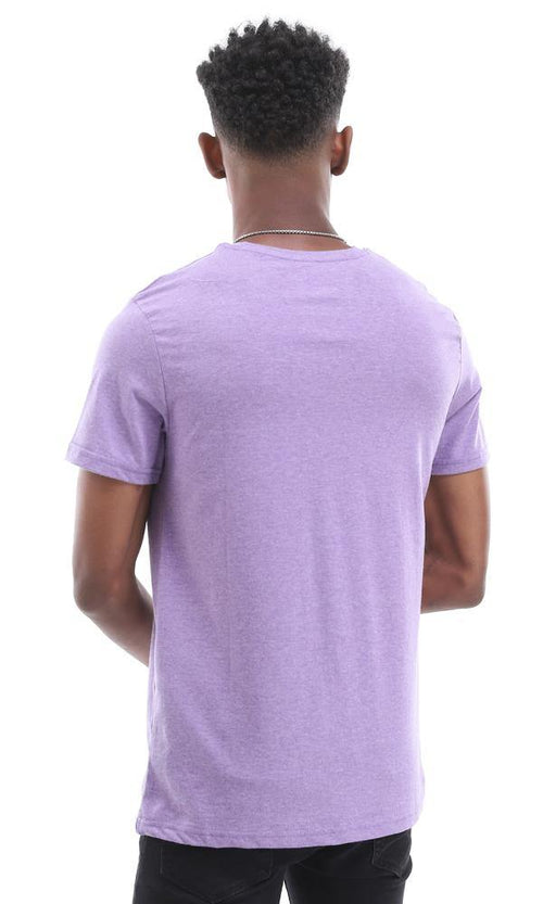 95569 Ams-ter-dam Comfy Summer Tee In Heather Purple - Ravin 
