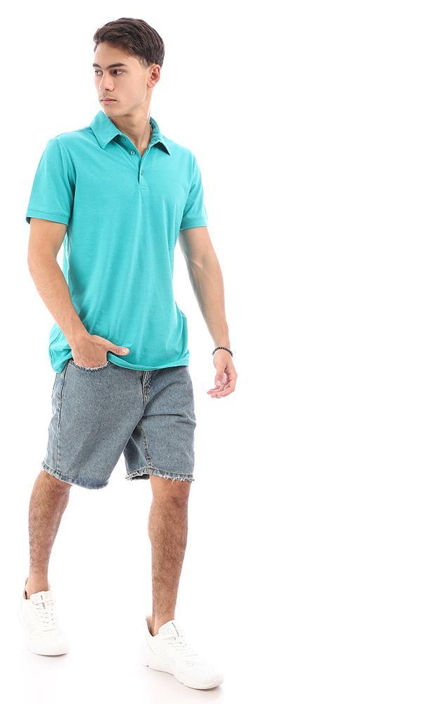 95640 Jade Three Buttons Short Sleeves Polo Shirt - Ravin 