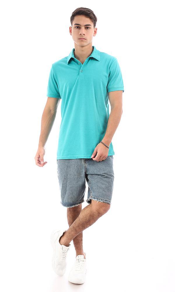 95640 Jade Three Buttons Short Sleeves Polo Shirt - Ravin 