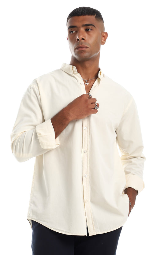 Stone Regular Fit Long Sleeve Button-Down Shirt - 97033