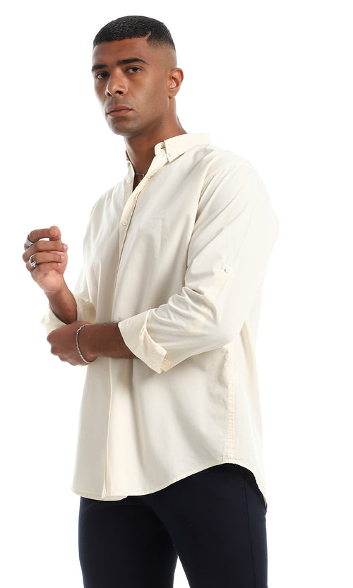 Stone Regular Fit Long Sleeve Button-Down Shirt - 97033