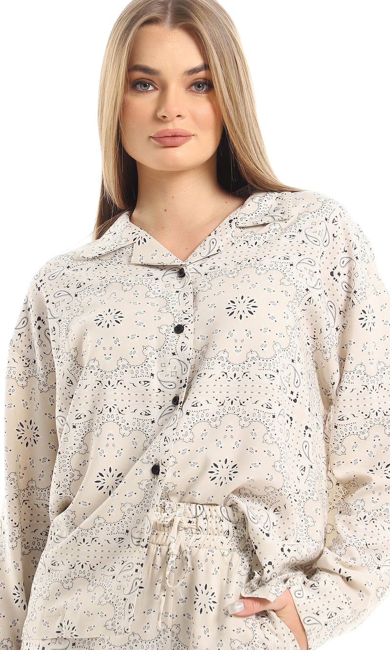 97084 Frauen langes Hülsenhemd