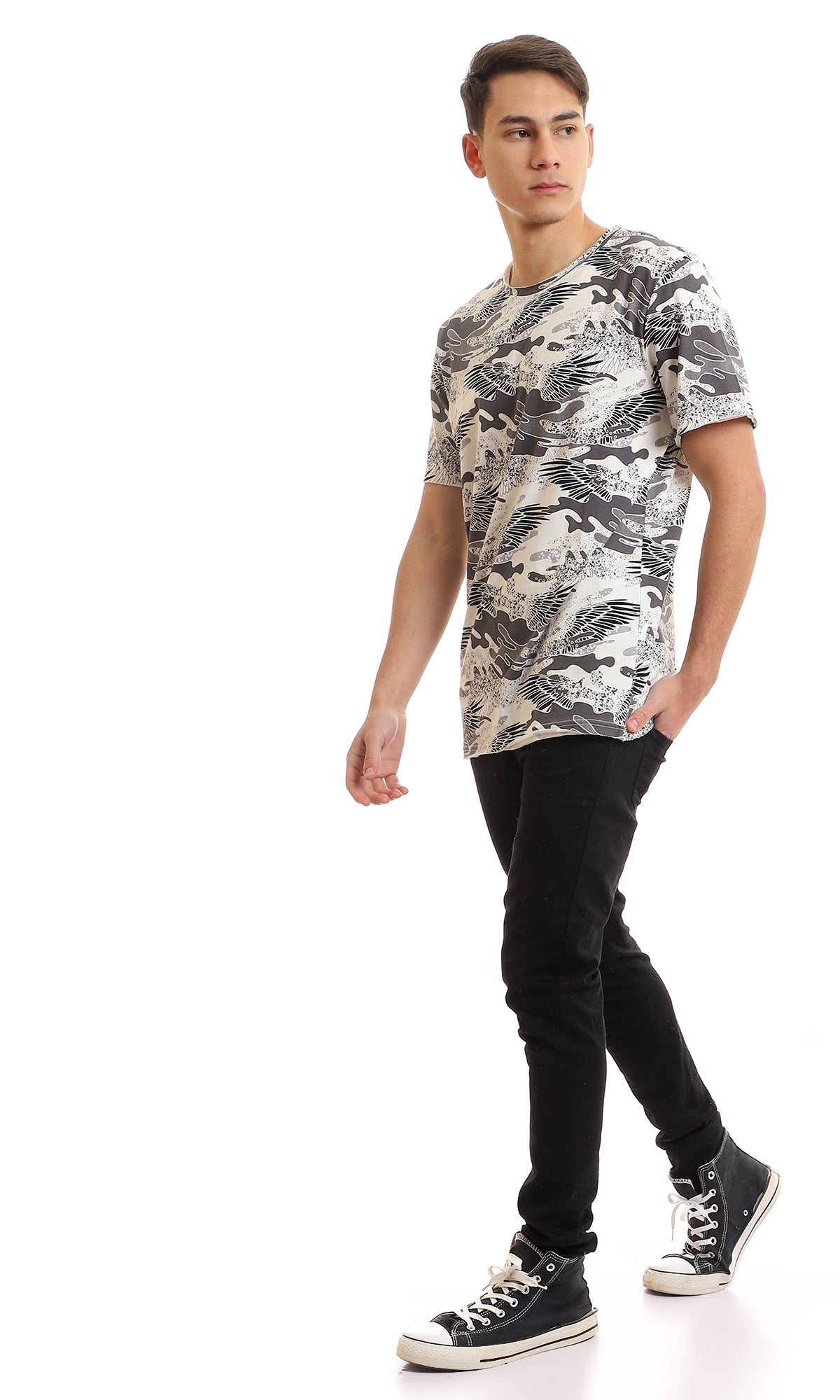 T-shirt à manches courtes pour hommes 97176