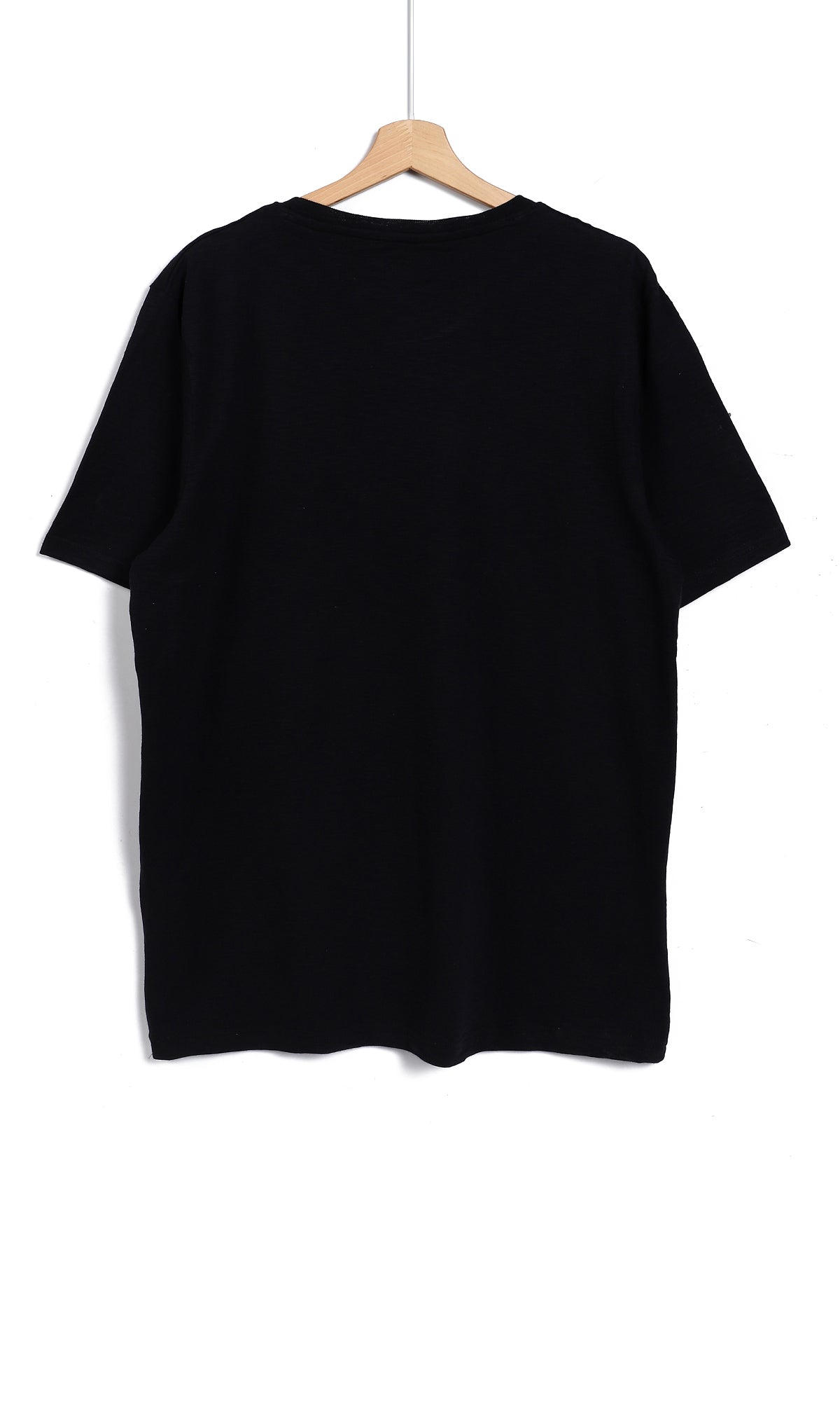 97385 "Like A Boss" Printed Round Collar T-Shirt - Black