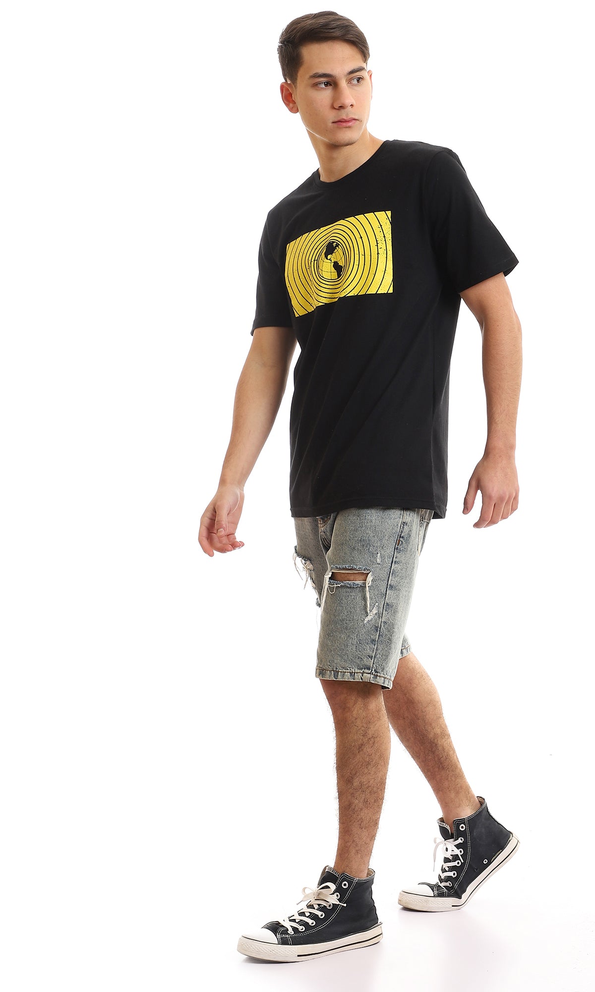 T-shirt 97398 hommes à manches courtes