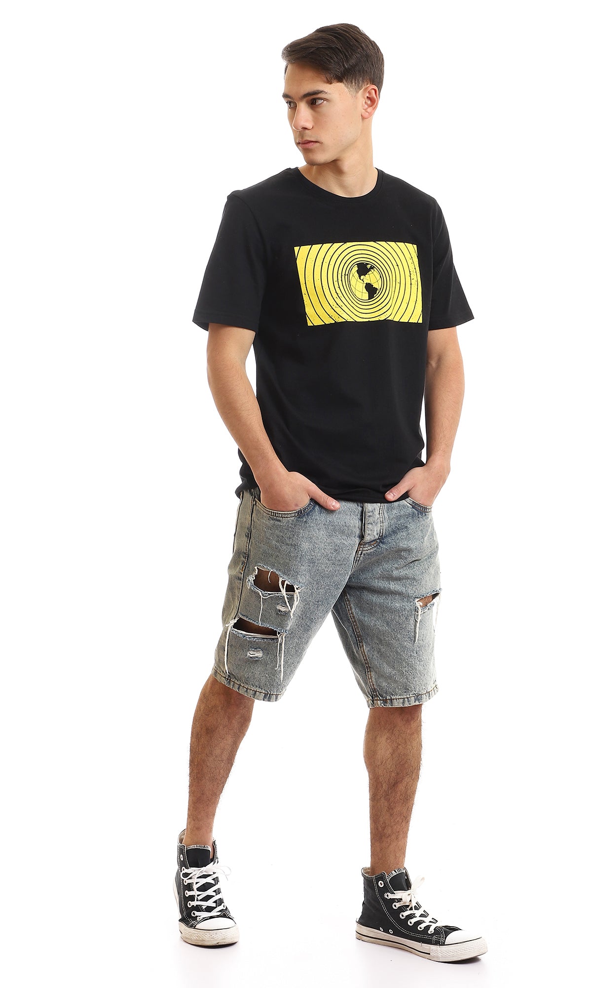 T-shirt 97398 hommes à manches courtes