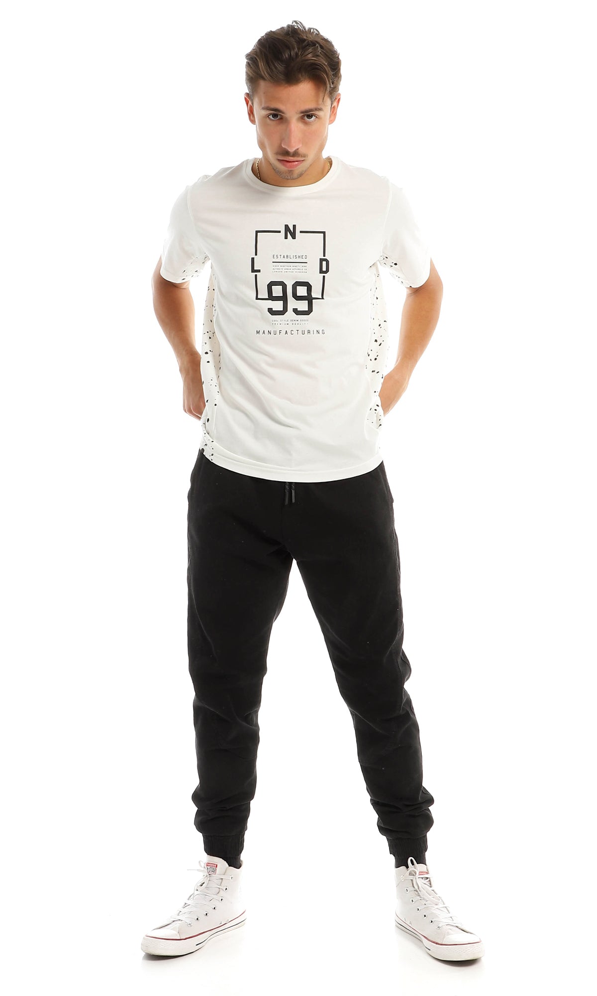 T-shirt à manches courtes pour hommes 97637