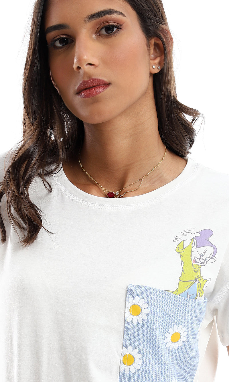 97835 المرأة قصيرة الأكمام تي شيرت