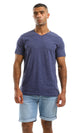 97920 Heather Navy Blue Summer Tee