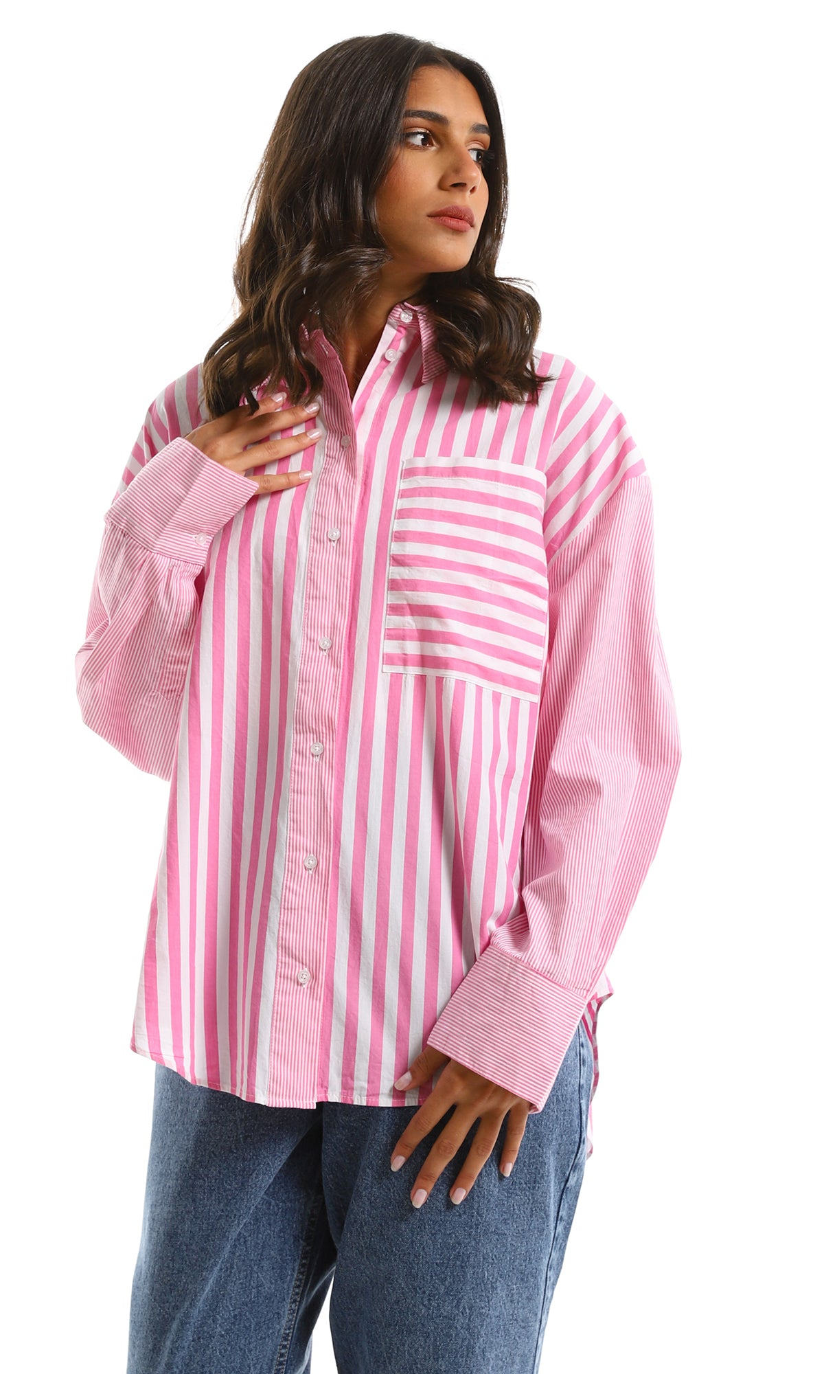 97970 Femmes Chemise à manches longues