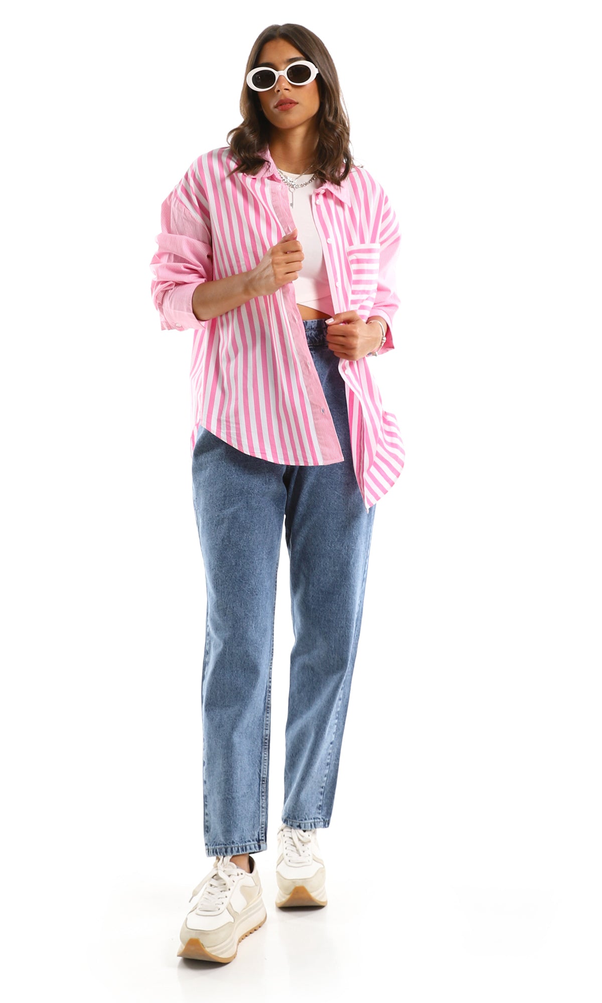 97970 Femmes Chemise à manches longues