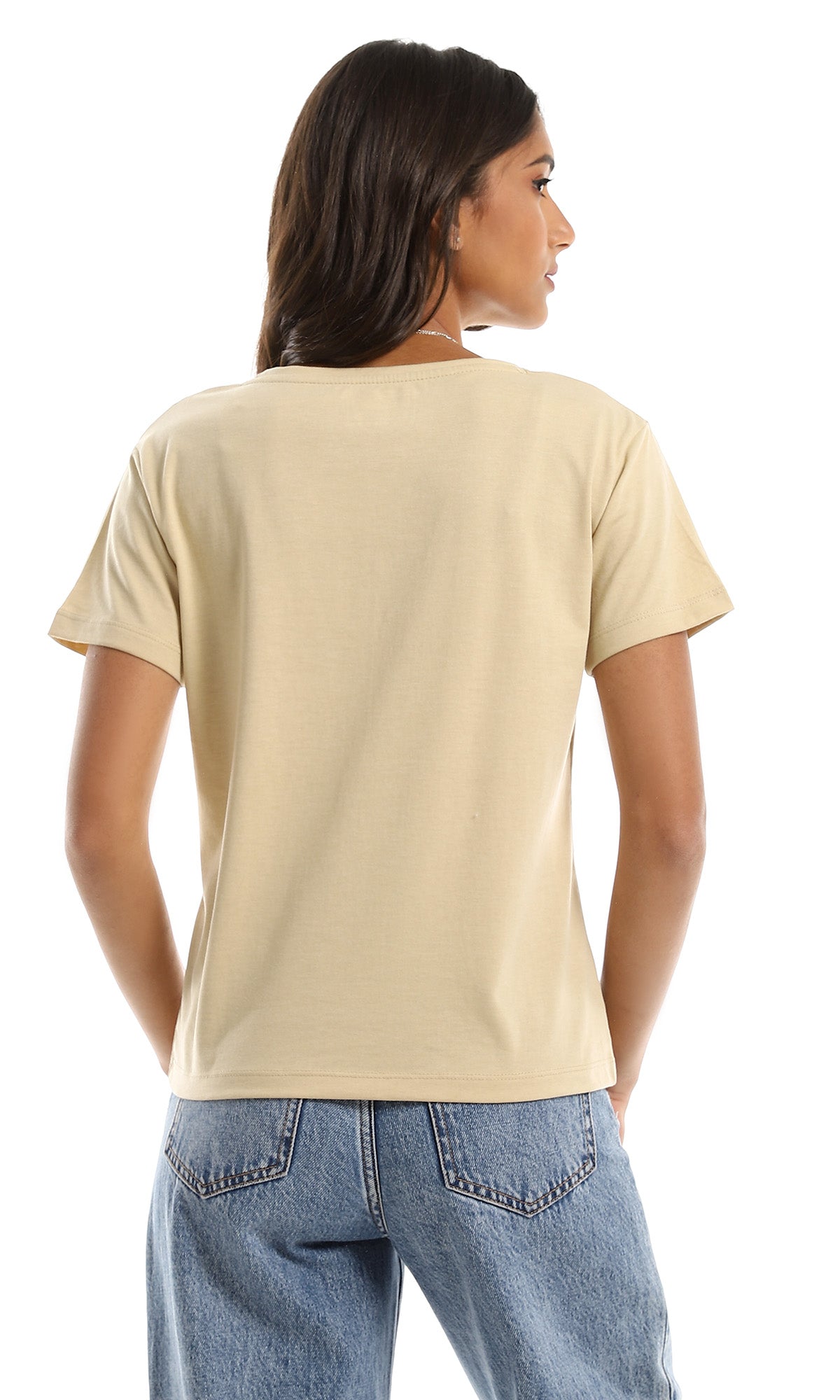 Sandstone Essential V-Neck Short Sleeve Tee - 98297