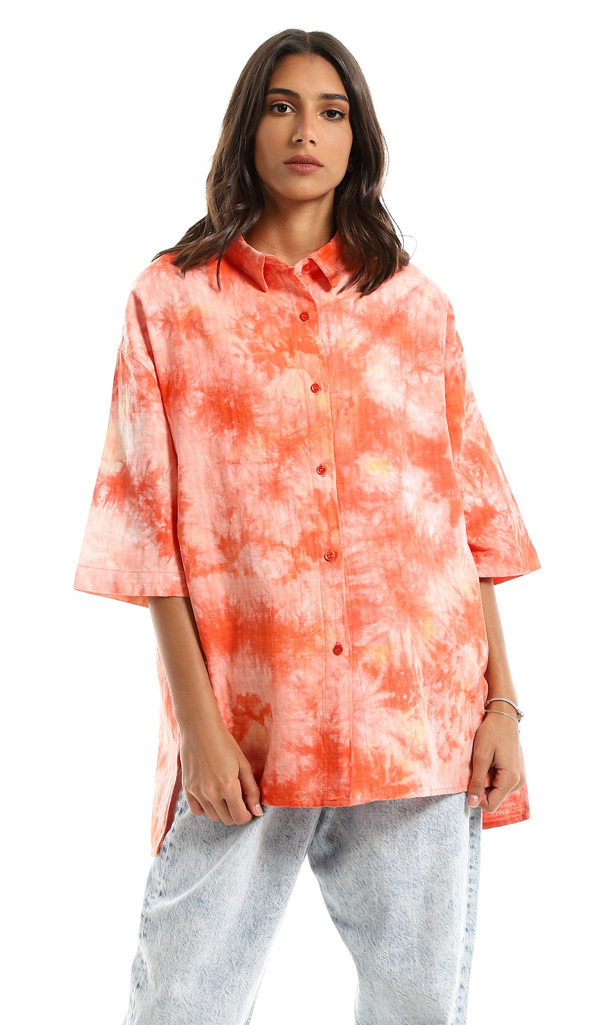 98818 Femmes Chemise à manches courtes