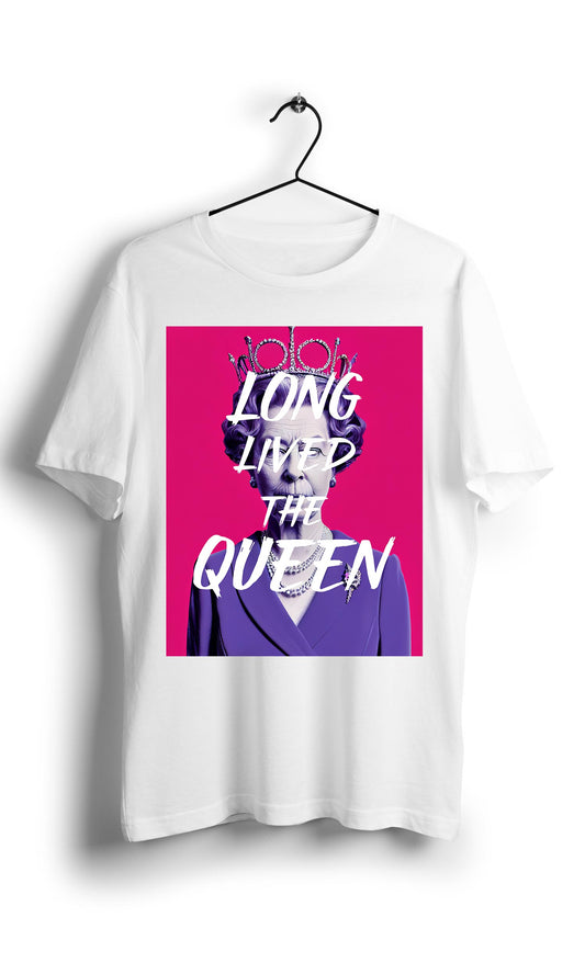 Long Lived The Queen Royal Culture - Digital Graphics Basic T-shirt white
