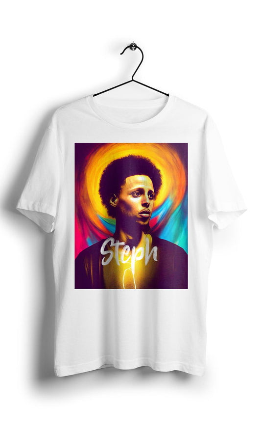 Steph Curry Nba legends - Digital Graphics Basic T-shirt white