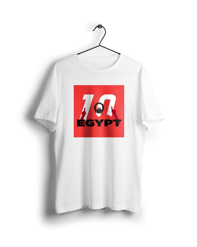 ACON Egypt Mo Salah - Digital Graphics Basic T-shirt White - POD