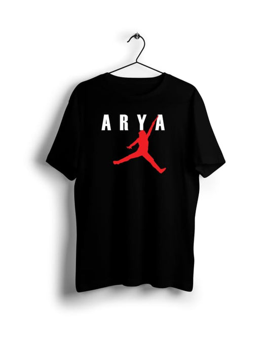 Air Arya Digital Graphics Basic T-shirt black - NAV