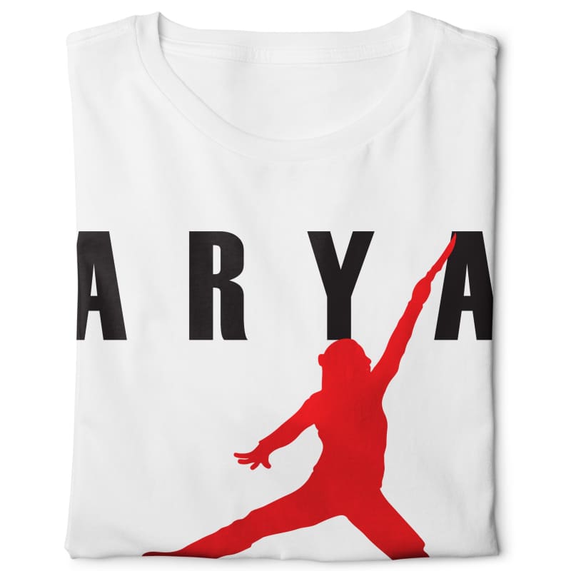 Air Arya Digital Graphics Basic T-shirt White - NAV