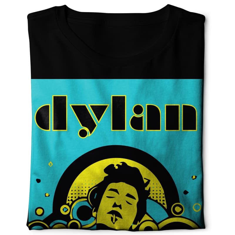 Bob Dylan - Digital Graphics Basic T-shirt black - POD