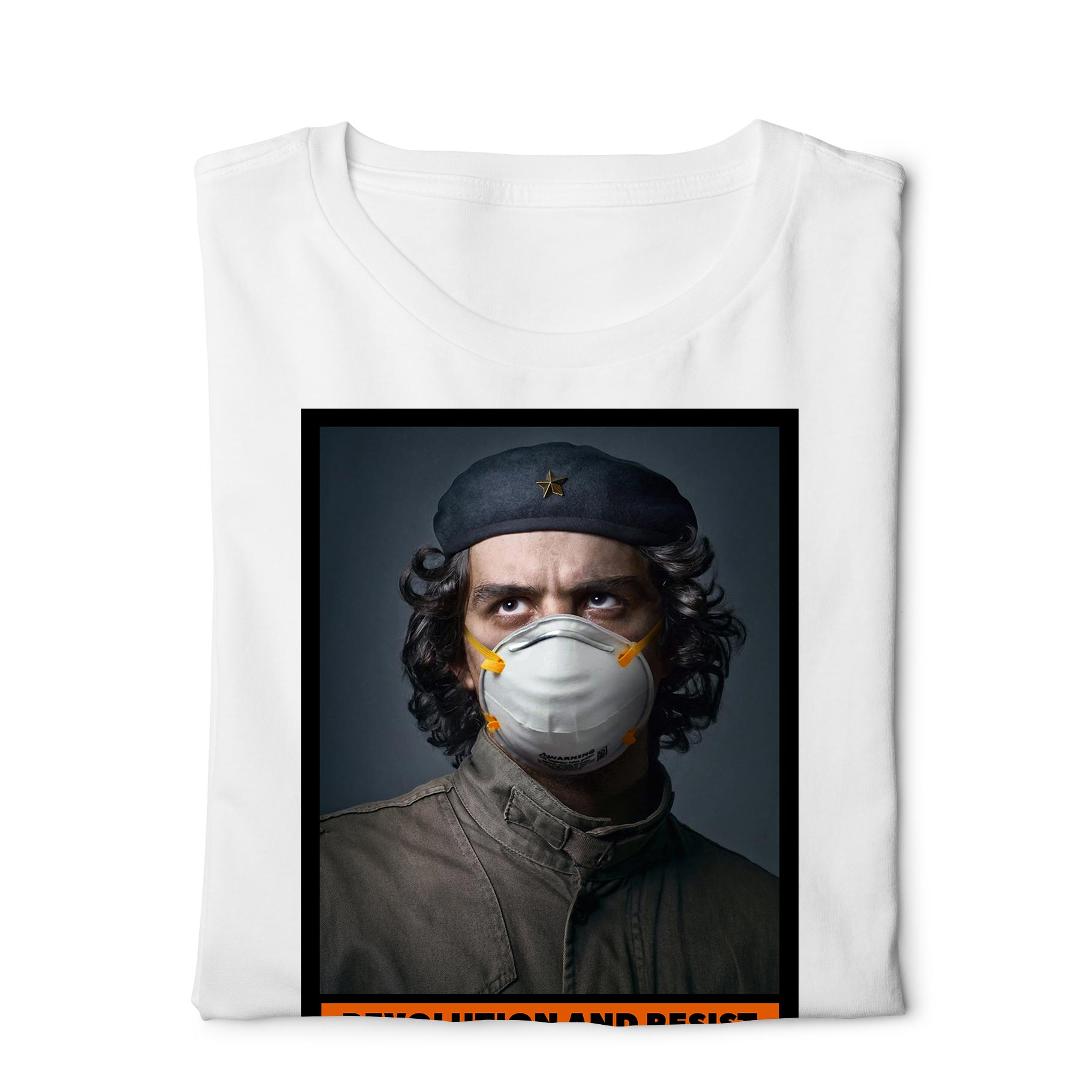 Che Guevara Resist Corona - Digital Graphics Basic T-shirt White - Ravin 