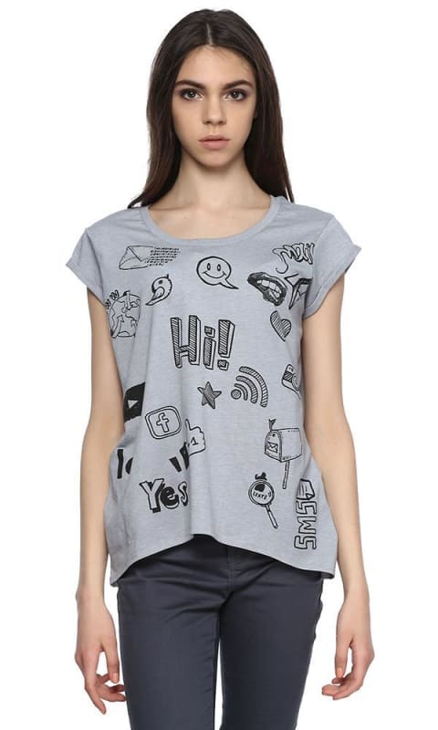 Couple Heather T-Shirt - Grey - women t-shirts