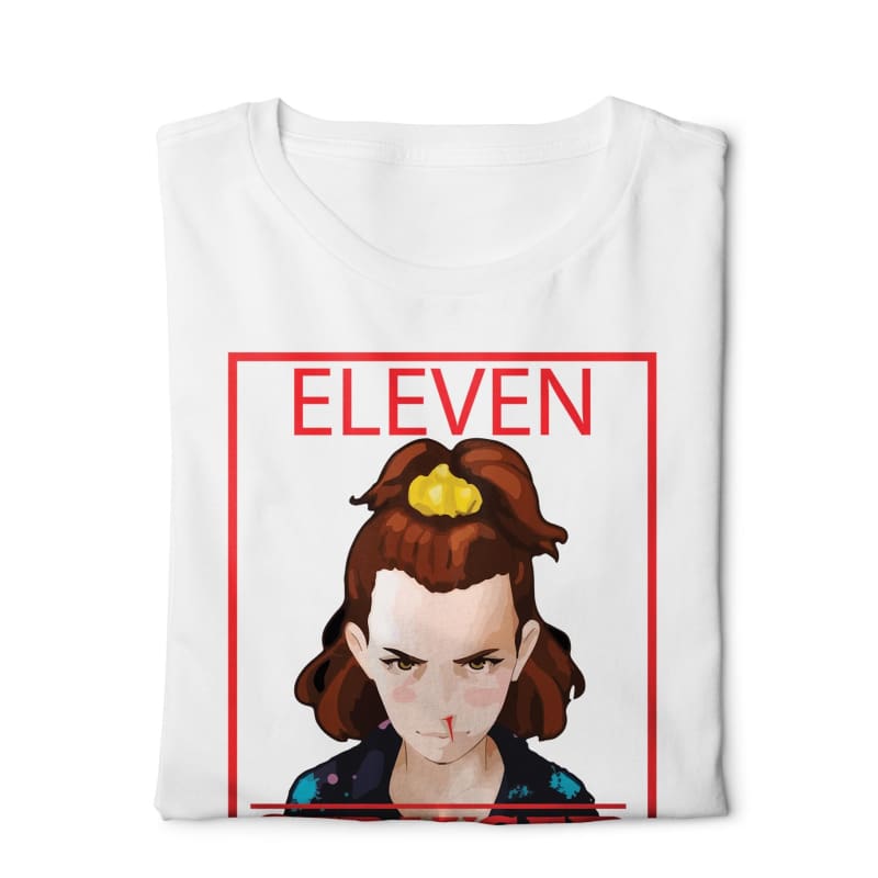 Eleven Stranger Things - Digital Graphics Basic T-shirt White - POD