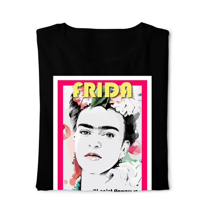 Frida Kahlo - Digital Graphics Basic T-shirt black - POD