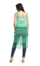 Fringes Crochet Solid Vest - Light Green - women vests & cardigans