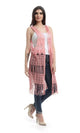 Fringes Crochet Solid Vest - Pink - women vests & cardigans