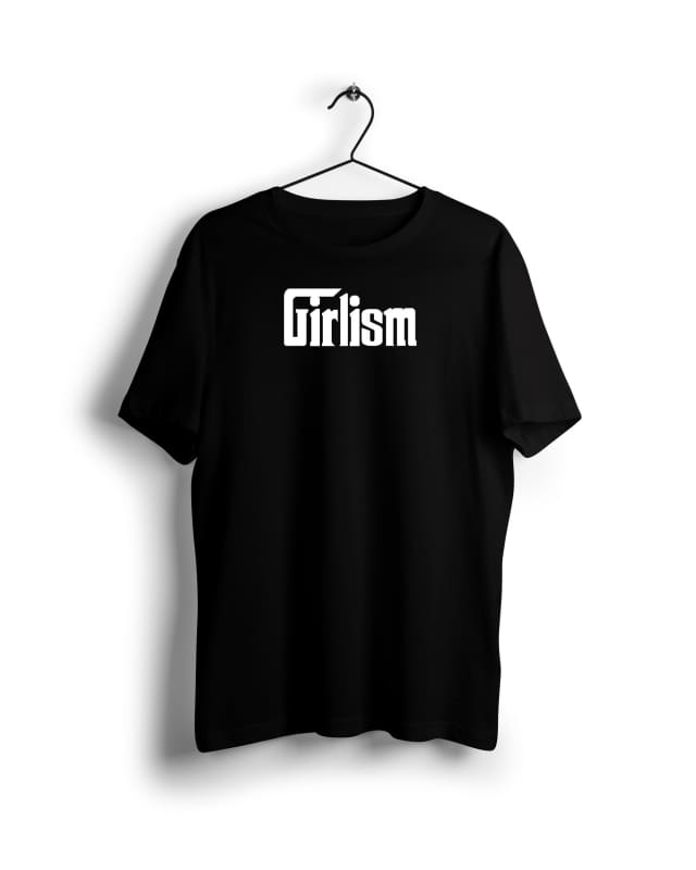 Girlisim - Digital Graphics Basic T-shirt Black - POD