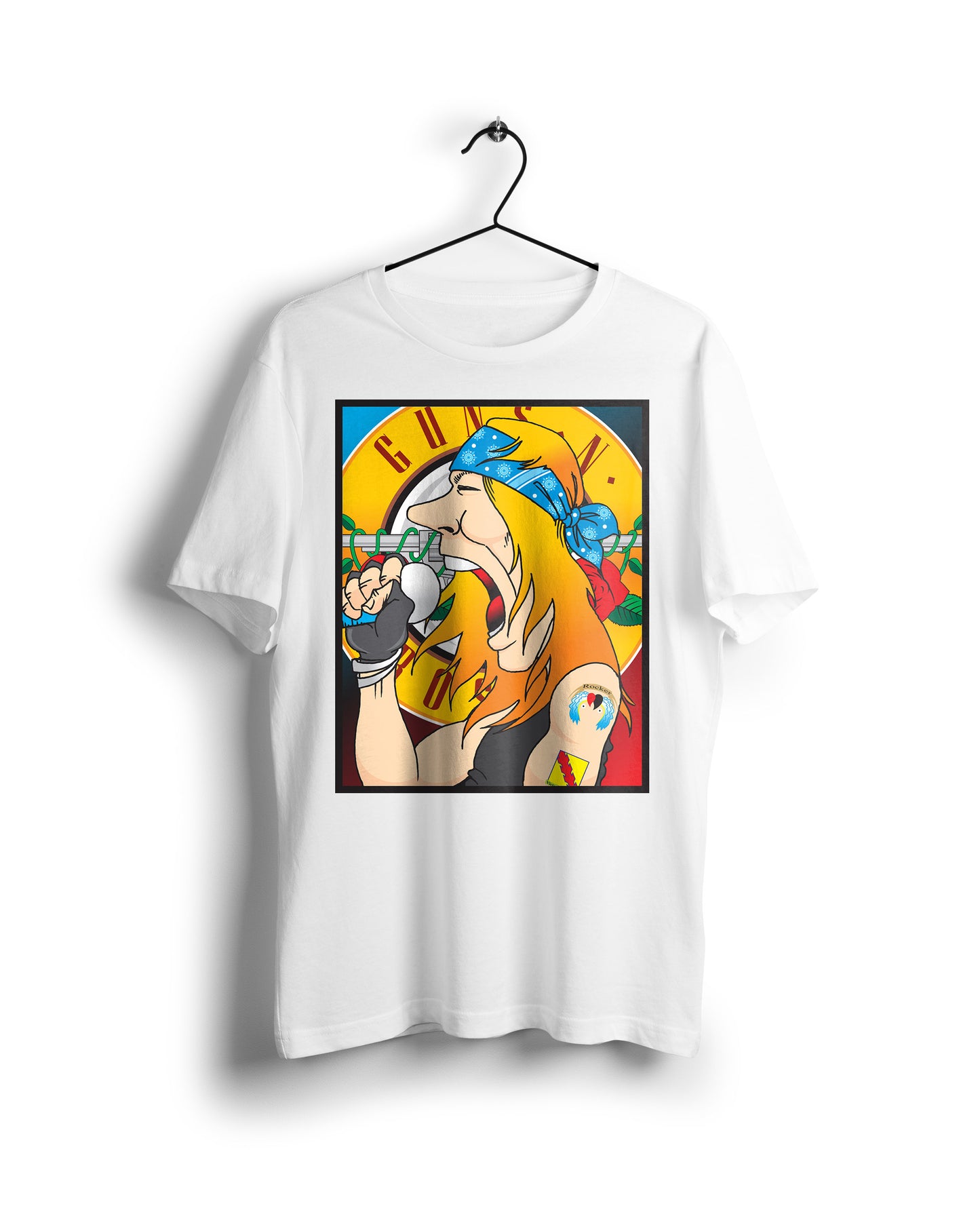 Guns N Roses 1992 - Digital Graphics Basic T-shirt White