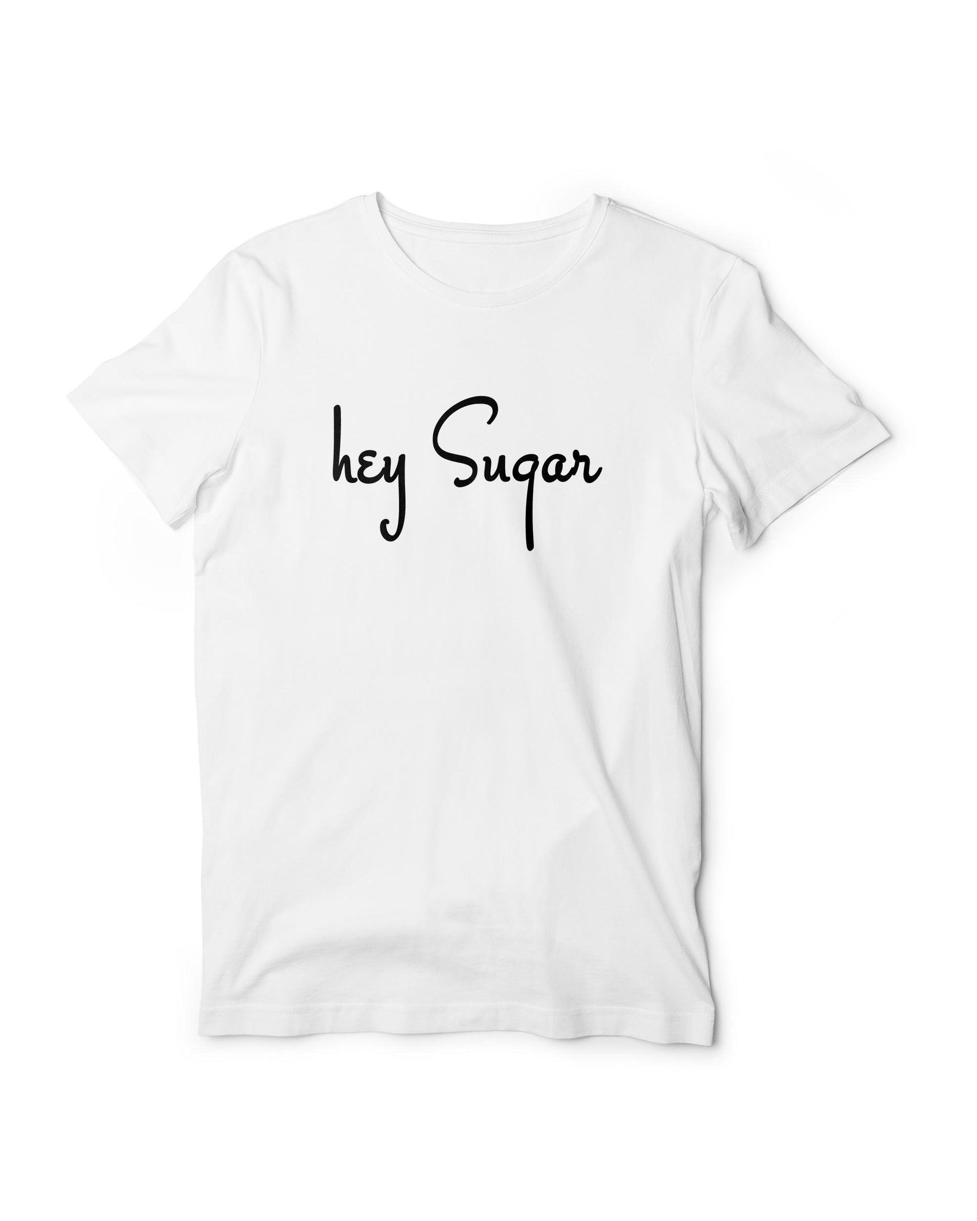 Hey Sugar - Digital Graphics Basic T-shirt White - Ravin 