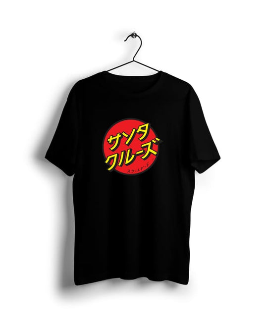 Japanese Santa Cruz - Digital Graphics Basic T-shirt black - NAV