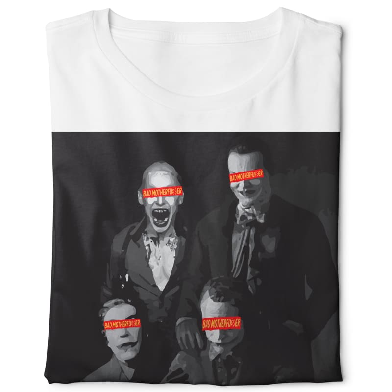 Jokers - Bad Mother Fu*$ers Collection - Digital Graphics Basic T-shirt White - POD