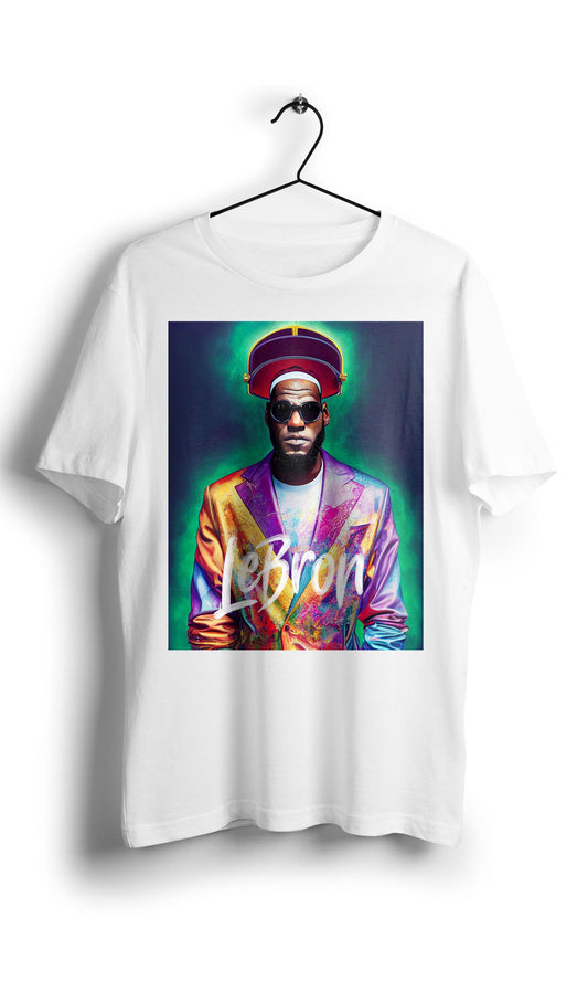 Lebron James nba legends - Digital Graphics Basic T-shirt white