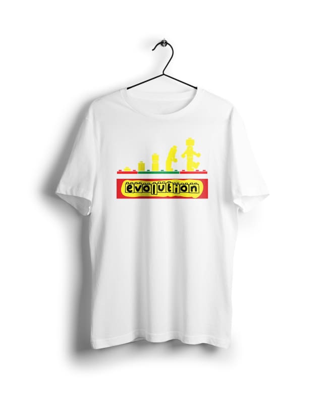 Lego Evolution - Digital Graphics Basic T-shirt White - NAV
