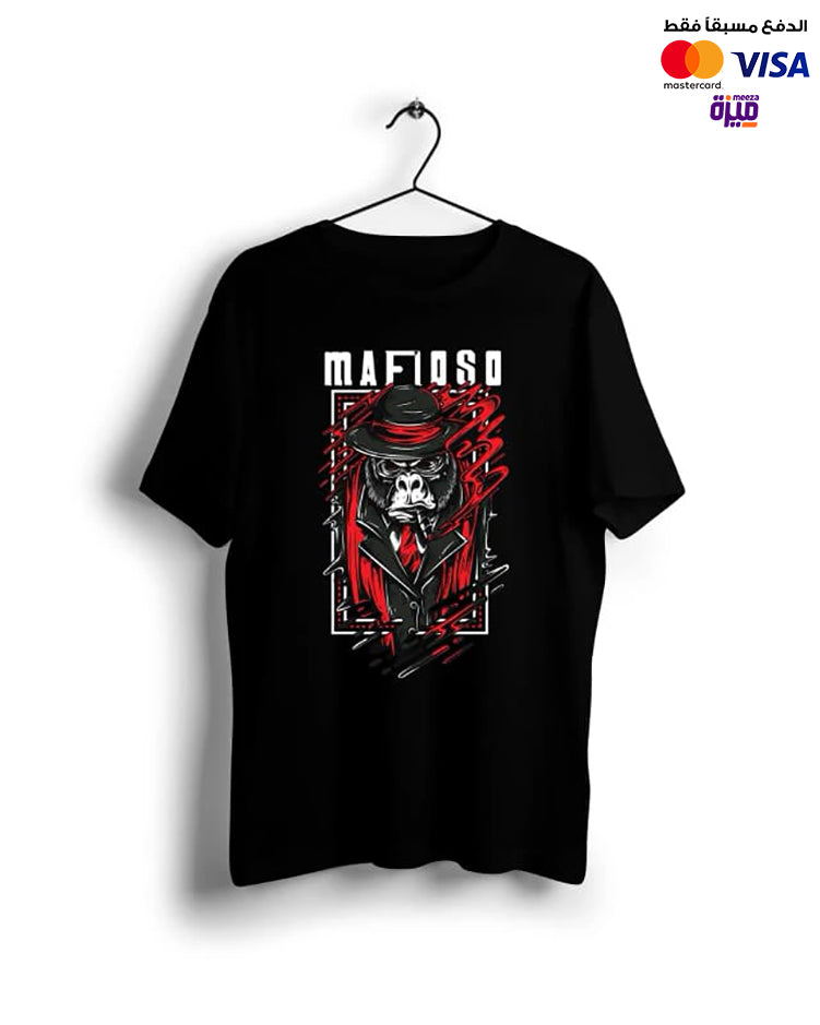 Mafioso Gorilla - Digital Graphics Basic T-shirt black