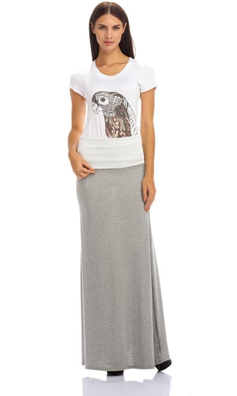 Maxi Dress - Heather Grey - women dresses