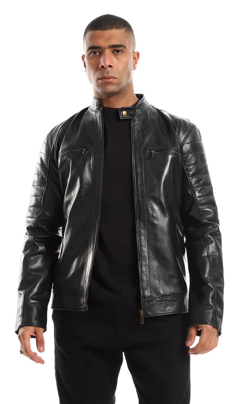 Leather Jacket Places To Buy Coats Near Me O160213 Textured Zipper