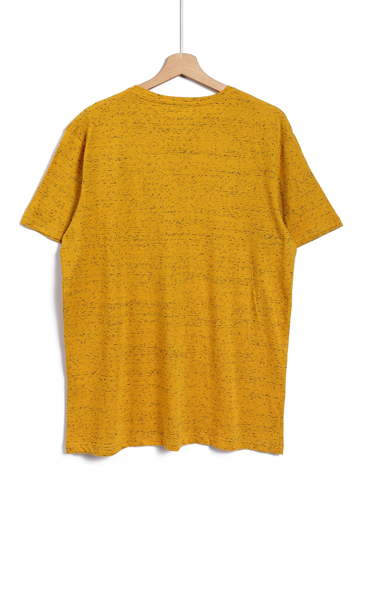 O164011 Classic Self Pattern Heather Mustard T-Shirt