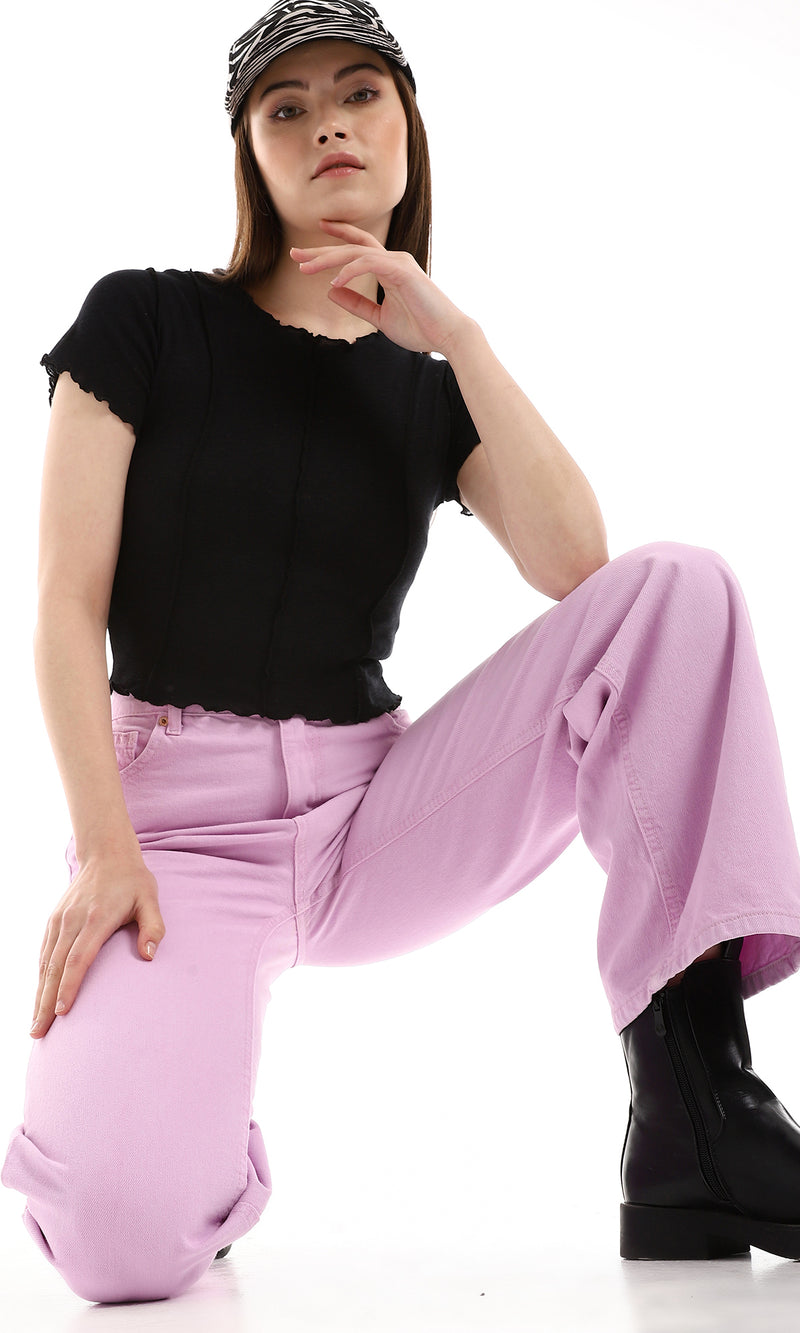 o164641-short-sleeves-lettuce-trim-tee-black-women-short-sleeve-t-shirt