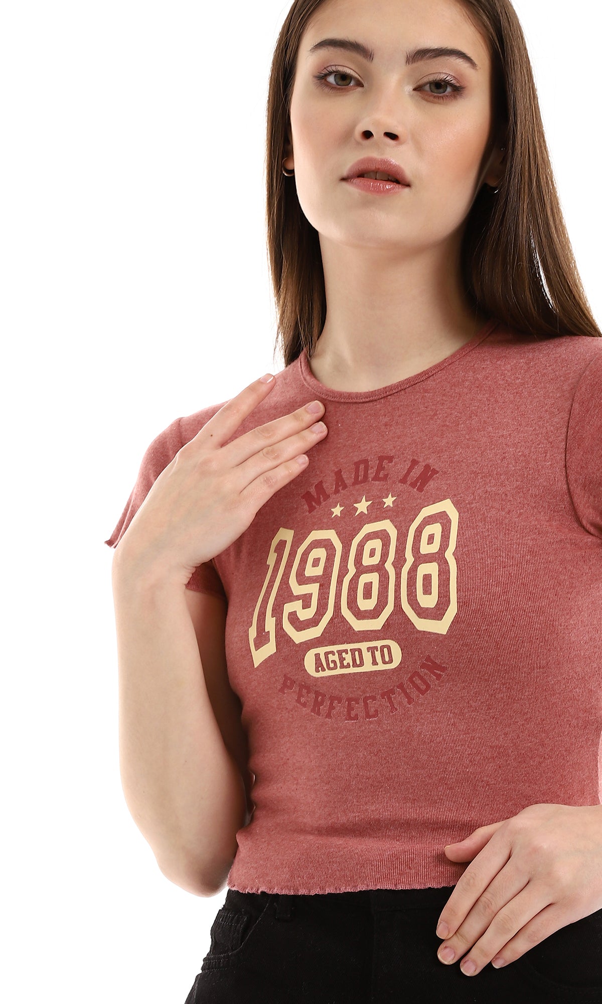 o164667-heather-slip-on-tee-peach-shades-yellow-women-short-sleeve-t-shirt