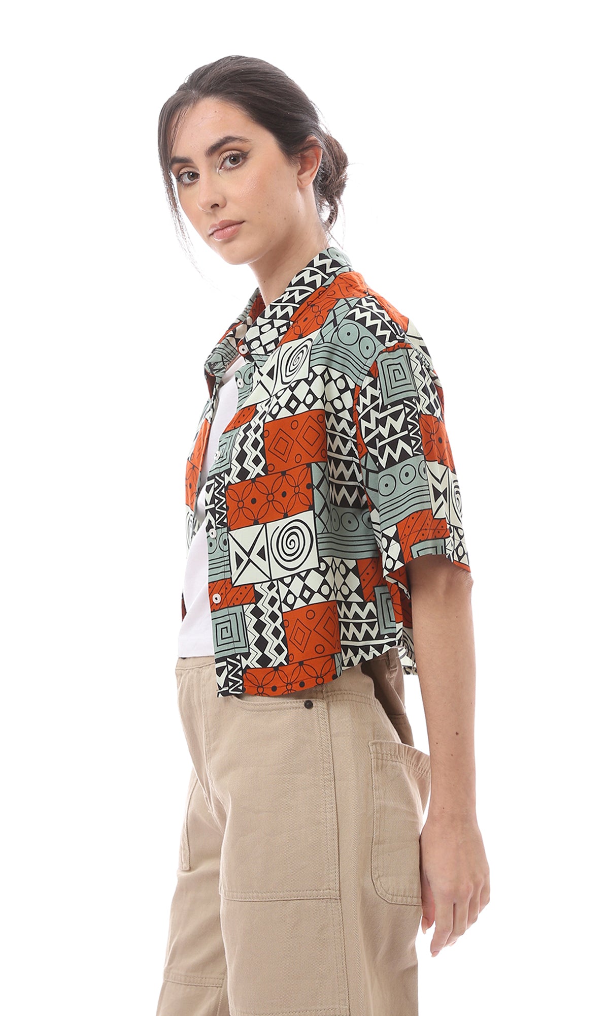 O167014 Women Short Sleeve