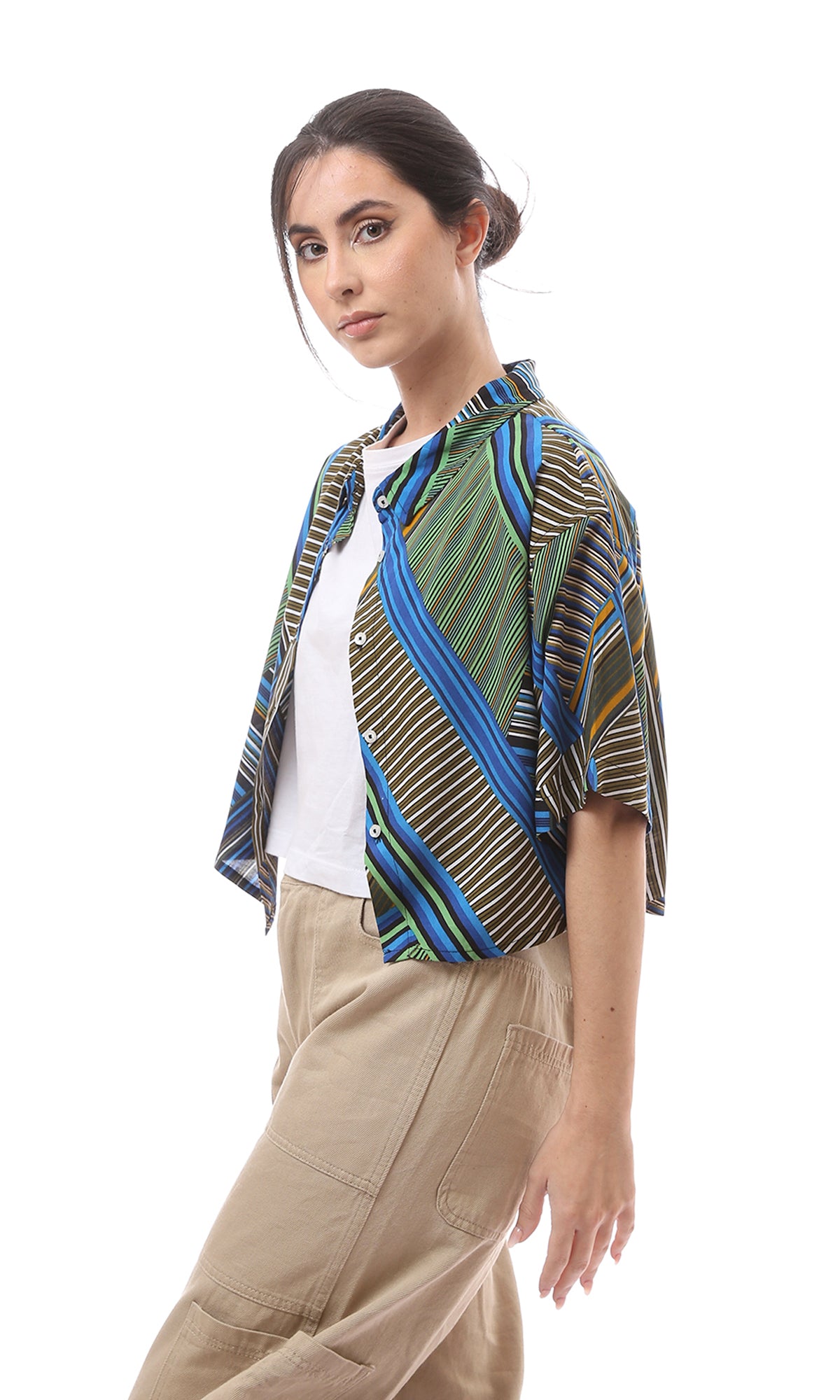 O167017 Women Short Sleeve
